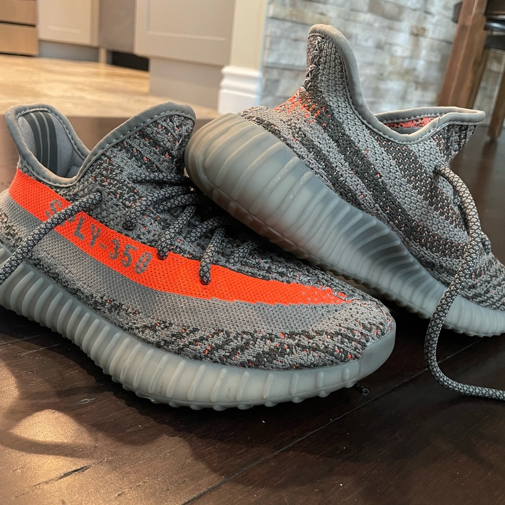 Yeezy Boost 350 V2 Reflective, color combo "Beluga", size 6 [Mens]